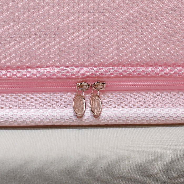 91家纺网 家纺一手货源 找家纺 夏彩 2025新款U型三开门外穿坐床蚊帐系列-货号88538/88539 88539粉色