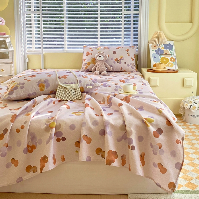 91家纺网 家纺一手货源 找家纺 爱彼家纺 2025新款锦柔老粗布席子凉席床单 露西亚