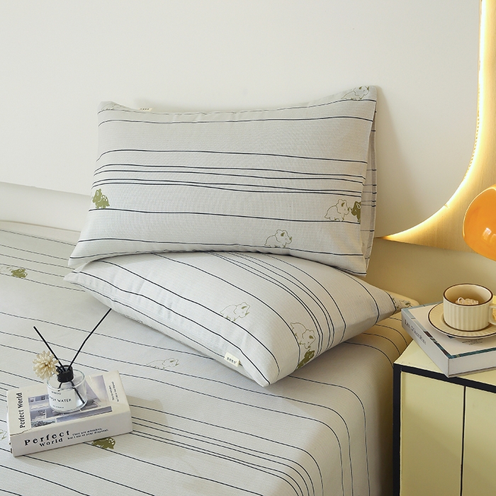 91家纺网 家纺一手货源 找家纺 爱彼家纺 2025新款锦柔老粗布席子凉席床单 条条龙