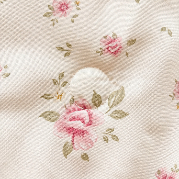 91家纺网 家纺一手货源 找家纺 （总）金喜 2025新款小清新风格有氧针织双层纱大豆被夏被四件套