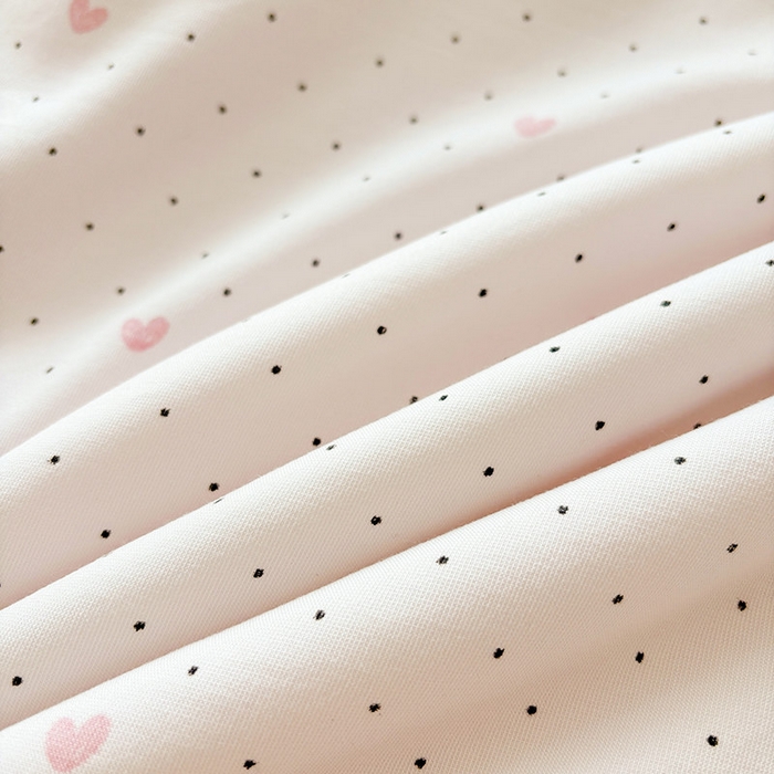 91家纺网 家纺一手货源 找家纺 金喜 2025新款小清新风格有氧针织双层纱大豆被夏被四件套 爱心气球