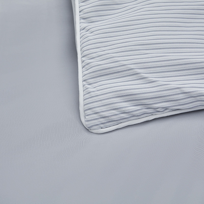 91家纺网 家纺一手货源 找家纺 金喜 2025新款A类高克重冰丝夏被云母凉感夏凉被子（10%氨纶） 云母灰