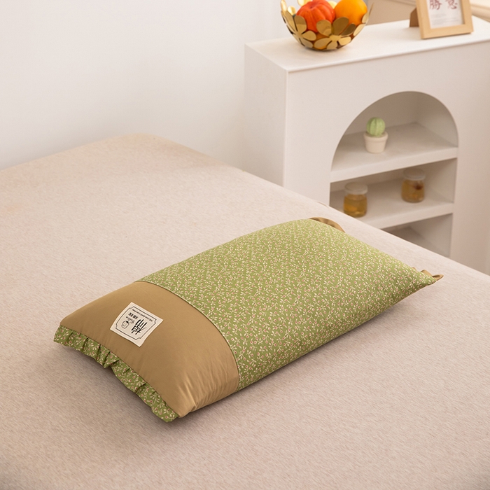 91家纺网 家纺一手货源 找家纺 （总）九州枕芯 2025新款全棉双层小碎花纯荞麦枕 枕头枕芯