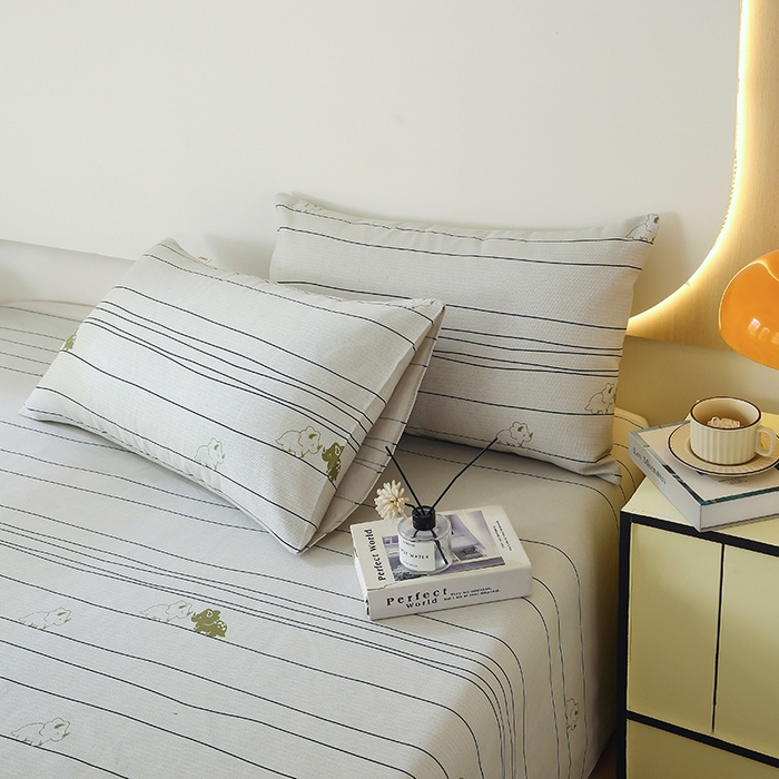 91家纺网 家纺一手货源 找家纺 爱彼家纺 2025新款锦柔老粗布席子凉席床单 条条龙