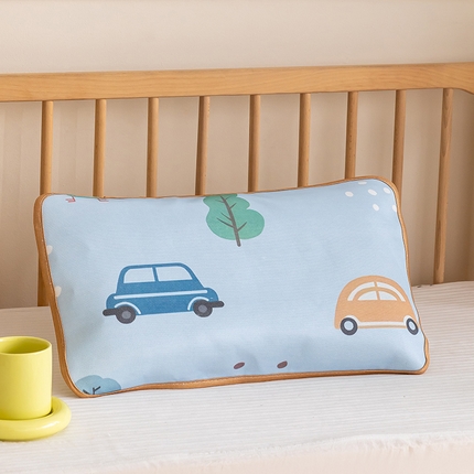 91家纺网 家纺一手货源 找家纺 （总）嗨生活 2025新款600D冰丝枕套 儿童枕套 幼儿园枕套