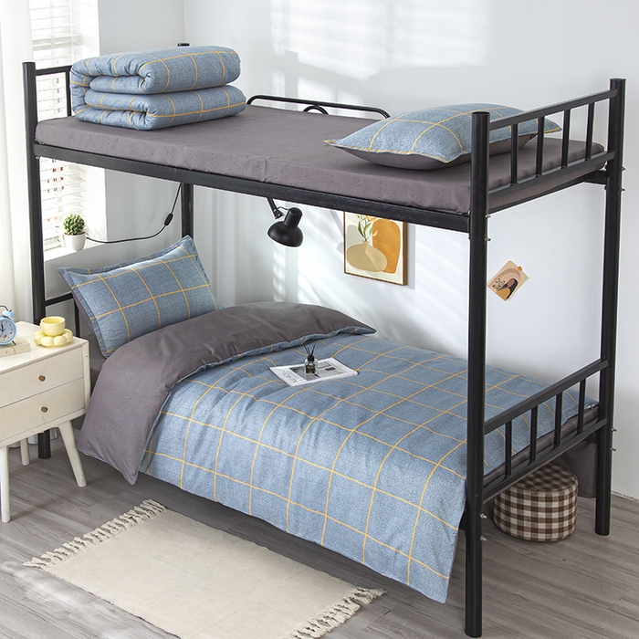 91家纺网 家纺一手货源 找家纺 悦织湾家纺 2025新款印花学生宿舍亲肤芦荟棉三件套单双人四件套轻奢印花磨毛床上用品 富士山下