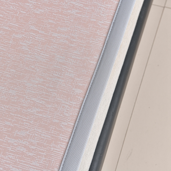 91家纺网 家纺一手货源 找家纺 芯诗曼家纺 2025新款三明治凉感丝提花冰丝席凉席 莫兰-粉床席款