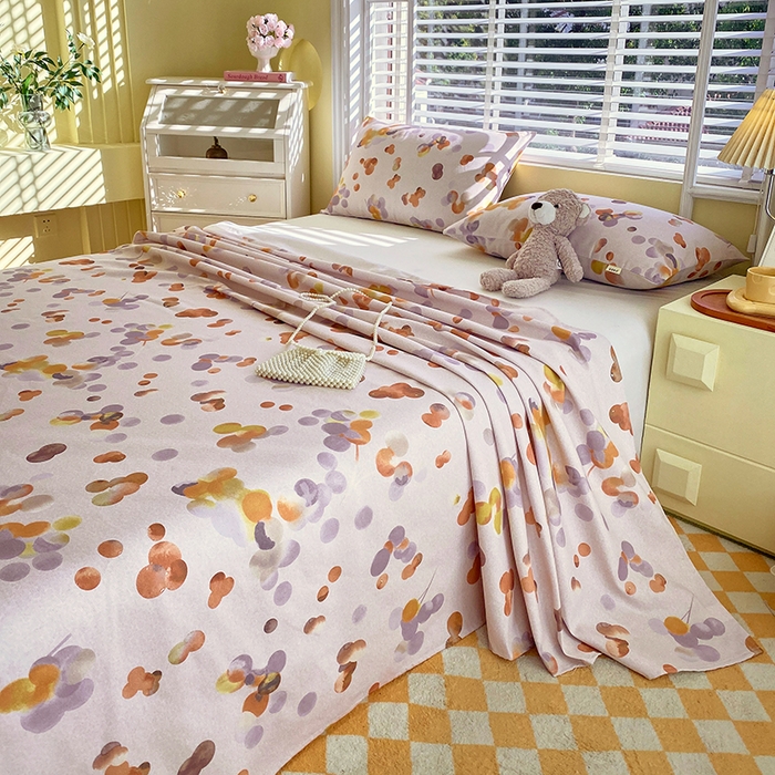 91家纺网 家纺一手货源 找家纺 爱彼家纺 2025新款锦柔老粗布席子凉席床单 露西亚