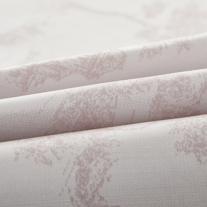 91家纺网 家纺一手货源 找家纺 曲宿家纺 2025新款A类高分子色织提花软凉席系列 山涧-粉