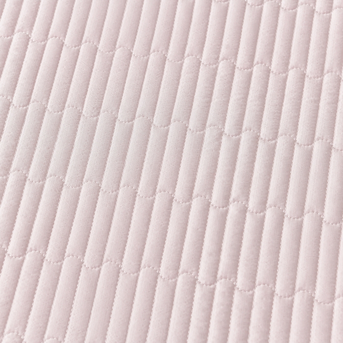 91家纺网 家纺一手货源 找家纺 星窝家纺 2025新款水洗棉花边床裙式多功能床盖三件套 经典粉色