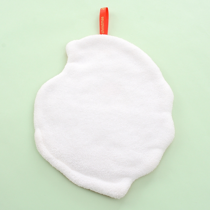 91家纺网 家纺一手货源 找家纺 彩虹毛巾 2025新款珊瑚绒卡通可挂式加厚吸水不掉毛可爱小毛巾厨房洗手间挂巾便携式懒人擦手布-圣诞系列 老人20*25cm 擦手巾/只