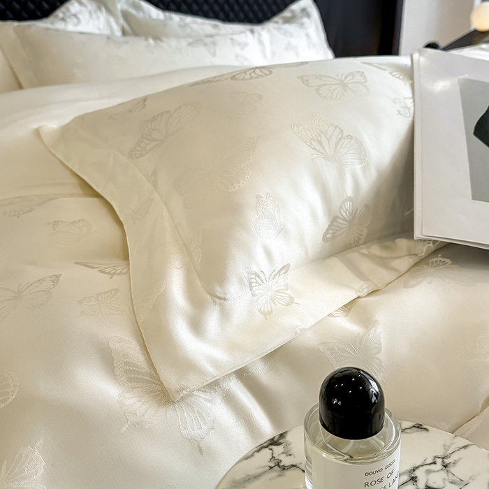 91家纺网 家纺一手货源 找家纺 （总）狂想家 2025新款高奢提花水洗天丝系列四件套