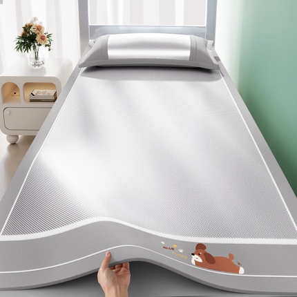 91家纺网 家纺一手货源 找家纺 （总）川悦生活 2025新款纯色凉感冰丝席-小床