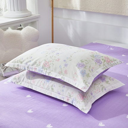 91家纺网 家纺一手货源 找家纺 （总）约素家纺 2025新款全棉印花单枕套