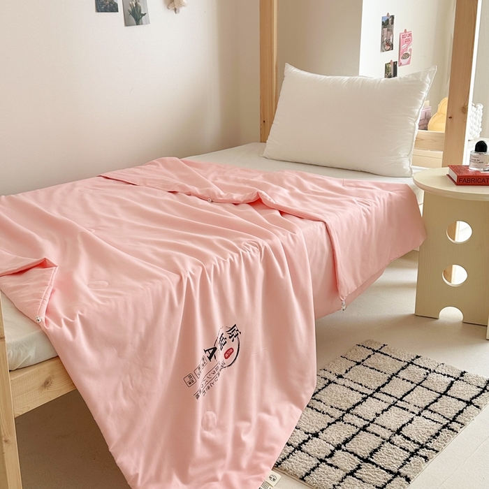 91家纺网 家纺一手货源 找家纺 （总）拔萃 2025新款原棉大豆夏被夏季薄被子单人床上下铺空调被