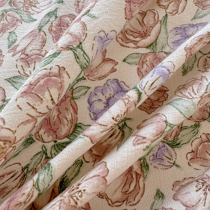 91家纺网 家纺一手货源 找家纺 2025新款黑花边有氧云感m提花针织水洗m双层纱四件套 时光里