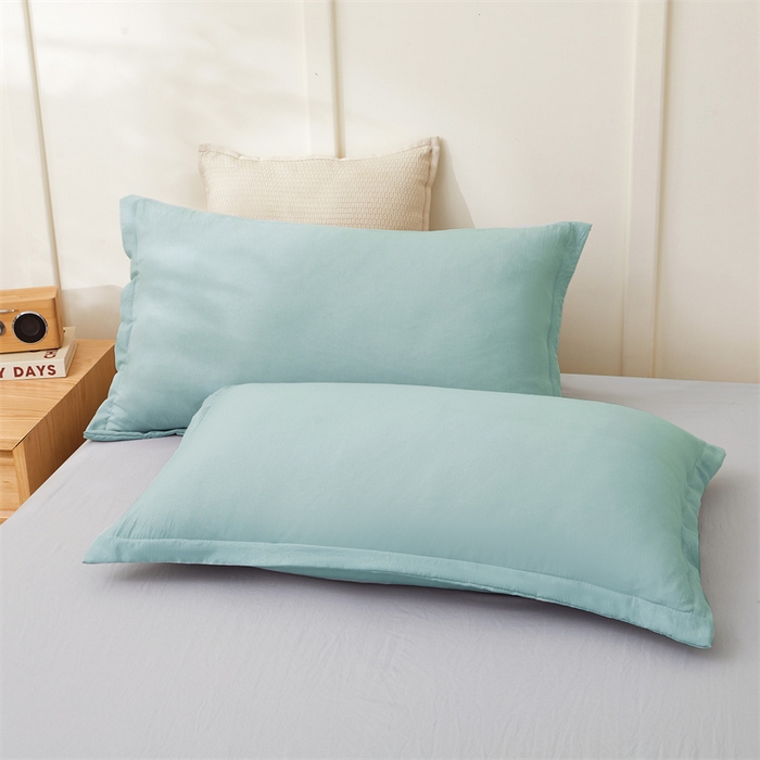 91家纺网 家纺一手货源 找家纺 西域种棉人·千百笠 2025新款A类100%新疆棉花夏凉被纯棉全棉填充毛巾绣绣花纯色双拼原棉空调被夏被 云暖-山水青