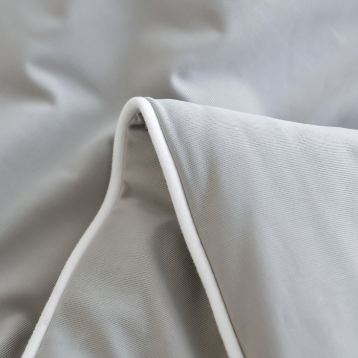 91家纺网 家纺一手货源 找家纺 圣尔雅2025新款A类高克重锦纶氨纶黑科技凉感夏被冰激凌空调被夏凉被 太空灰