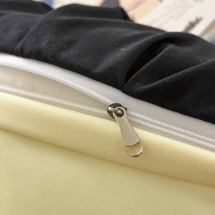 91家纺网 家纺一手货源 找家纺 2025水洗棉花边四件套_9067 蝴蝶结-条纹蓝