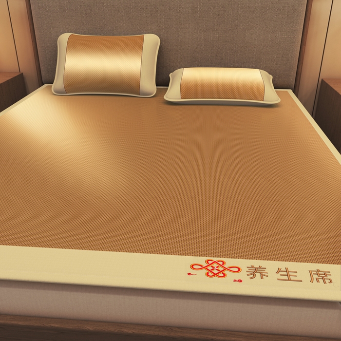 91家纺网 家纺一手货源 找家纺 迪乐妮 2025新款藤席养身席 单面席—步步高