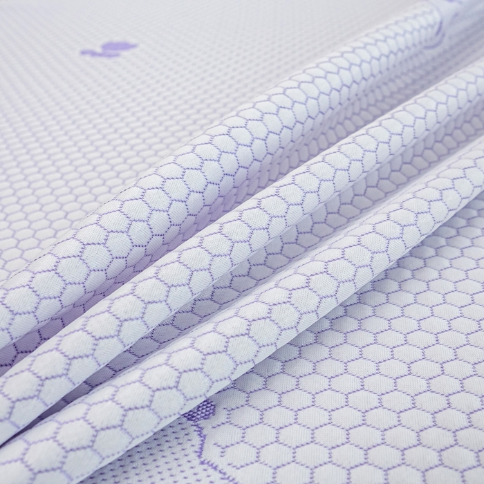 91家纺网 家纺一手货源 找家纺 春寻家纺 2025新款凉豆豆冰丝凉席席子-床裙款 卡皮巴拉-紫