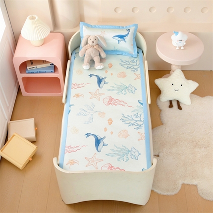 91家纺网 家纺一手货源 找家纺 （总）御棉坊 2025新款A类600D数码印花儿童凉席