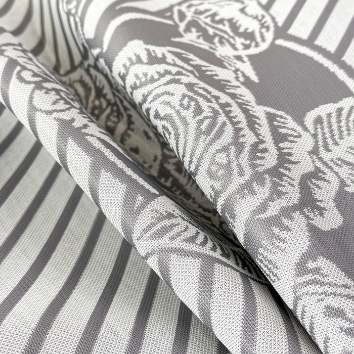 91家纺网 家纺一手货源 找家纺 子曰 2025新款高定版A类PE聚乙烯凉感凉席提花凉席床笠 玫瑰-灰【床笠款】