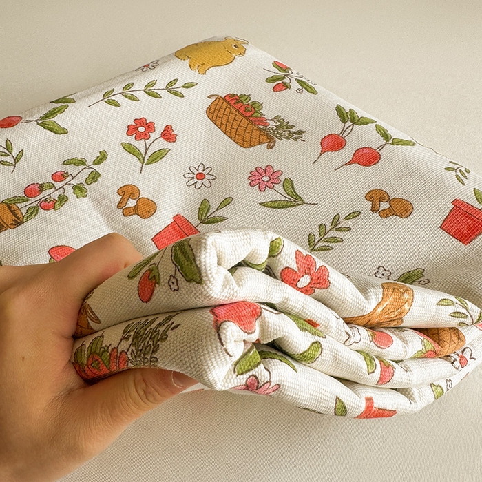 91家纺网 家纺一手货源 找家纺 晓时候 2025原棉老粗布床单凉席三件套软凉席子单床单 花丛兔