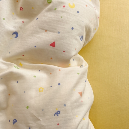 91家纺网 家纺一手货源 找家纺 （总）集布 2025新款活性印染全棉双层纱四件套