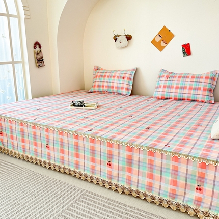 手艺人家纺 2025新款亲肤舒适老粗布单层炕盖榻榻米炕垫 LDK10