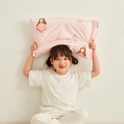 91家纺网 家纺一手货源 找家纺 （总）艾佳宝贝 2025新款A类全棉纯棉儿童单枕套多尺寸可拆式枕头