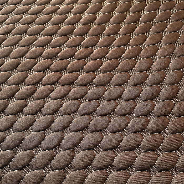 91家纺网 家纺一手货源 找家纺 情恒家纺 2025夏季款亮光布加厚双面用床头罩 深棕咖