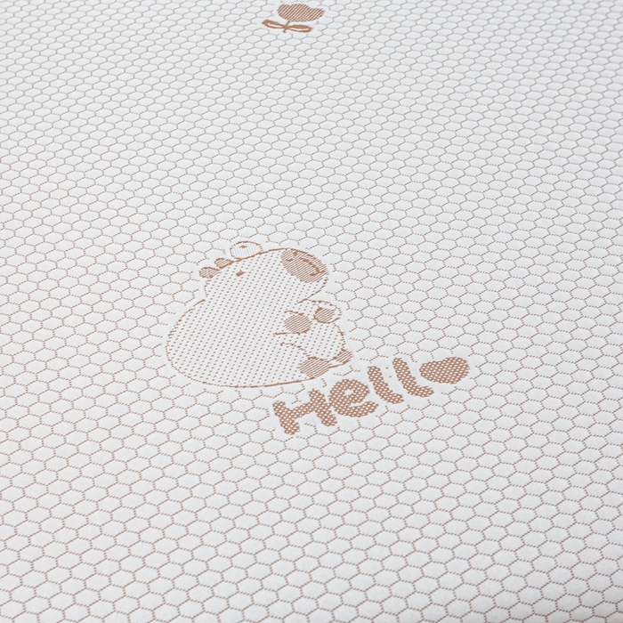 91家纺网 家纺一手货源 找家纺 春寻家纺 2025新款凉豆豆冰丝凉席席子-床裙款 卡皮巴拉-咖