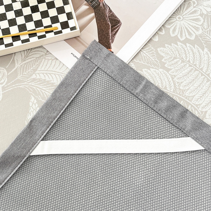 91家纺网 家纺一手货源 找家纺 子曰 2025新款高定版A类PE聚乙烯凉感凉席提花凉席床笠 叶之恋-咖【平铺款】