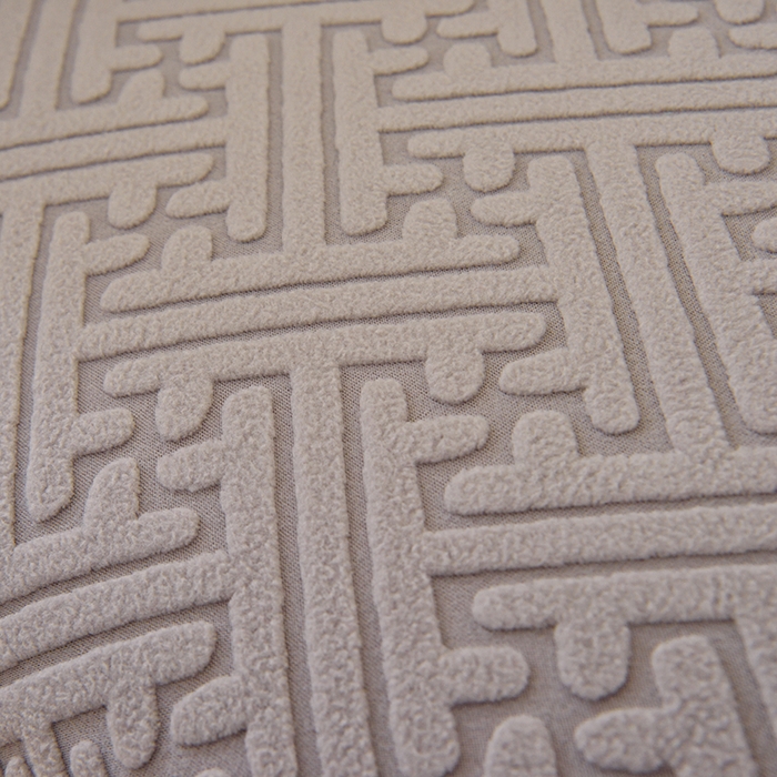 91家纺网 家纺一手货源 找家纺 启博家纺 2025新款磨毛提花高靠背小单人沙发套 灰色