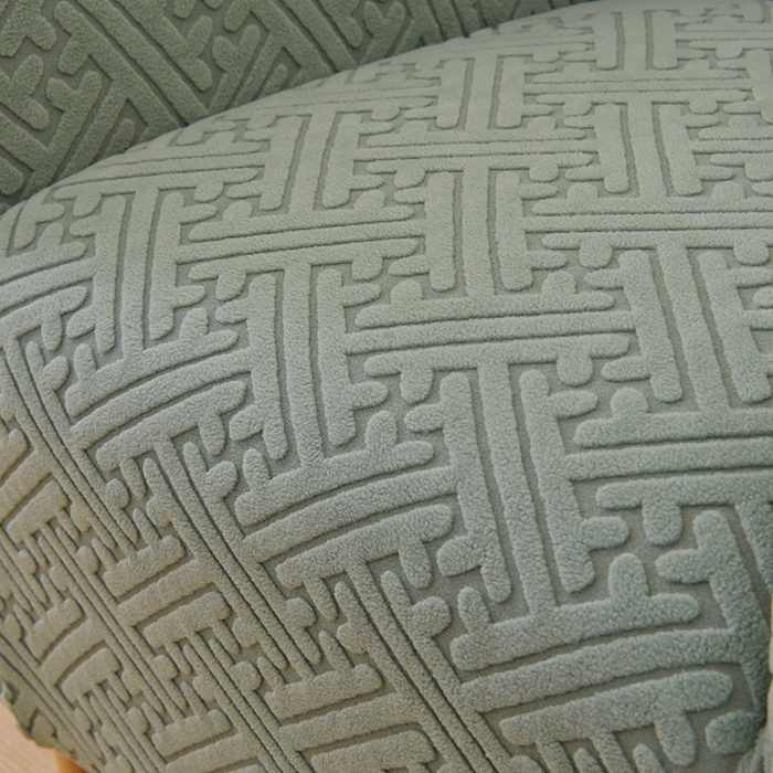 91家纺网 家纺一手货源 找家纺 启博家纺 2025新款磨毛提花高靠背小单人沙发套 墨蓝