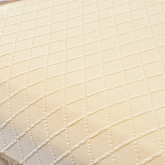 91家纺网 家纺一手货源 找家纺 启博家纺 2025新款菱形格无扶手沙发床套 米白