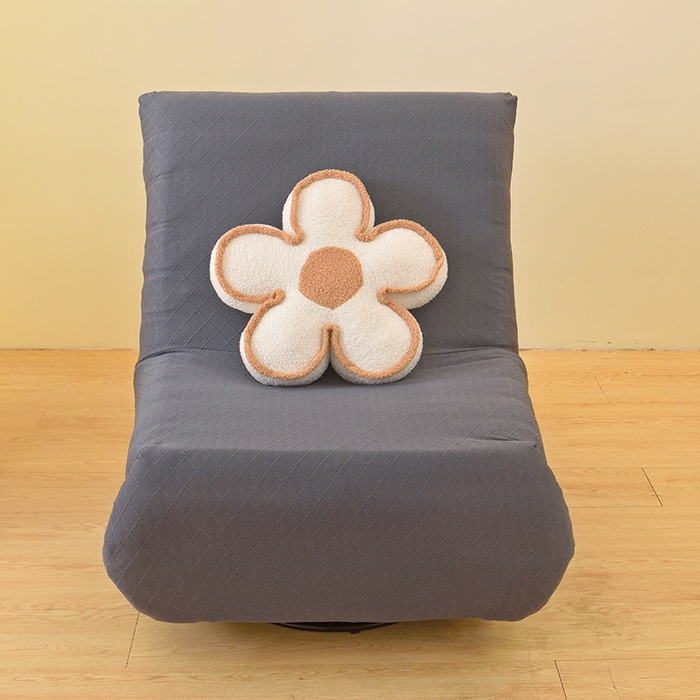 91家纺网 家纺一手货源 找家纺 启博家纺 2025新款菱形格功能款毛毛虫沙发套 灰蓝