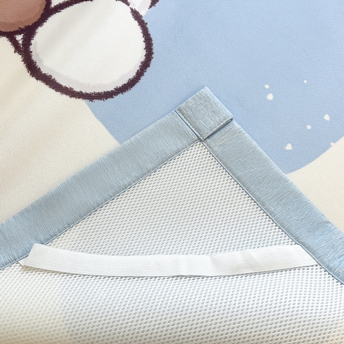 91家纺网 家纺一手货源 找家纺 （总）博雅 2025新款miiiiichan正版权A类大版数码印花1200D冰丝凉席席子