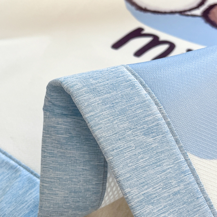 91家纺网 家纺一手货源 找家纺 （总）博雅 2025新款miiiiichan正版权A类大版数码印花1200D冰丝凉席席子