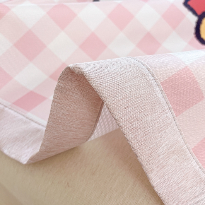 91家纺网 家纺一手货源 找家纺 博雅 2025新款miiiiichan正版权A类大版数码印花1200D冰丝凉席席子 狗狗乐园