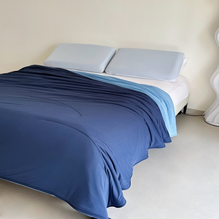 91家纺网 家纺一手货源 找家纺 兜米家居 2025亚朵同款夏季深睡被pro2夏凉被可机洗空调被透气被子 深蓝