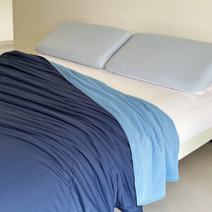 91家纺网 家纺一手货源 找家纺 兜米家居 2025亚朵同款夏季深睡被pro2夏凉被可机洗空调被透气被子 深蓝