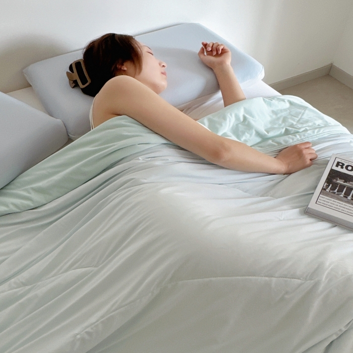 91家纺网 家纺一手货源 找家纺 兜米家居 2025亚朵同款夏季深睡被pro2夏凉被可机洗空调被透气被子 冰清