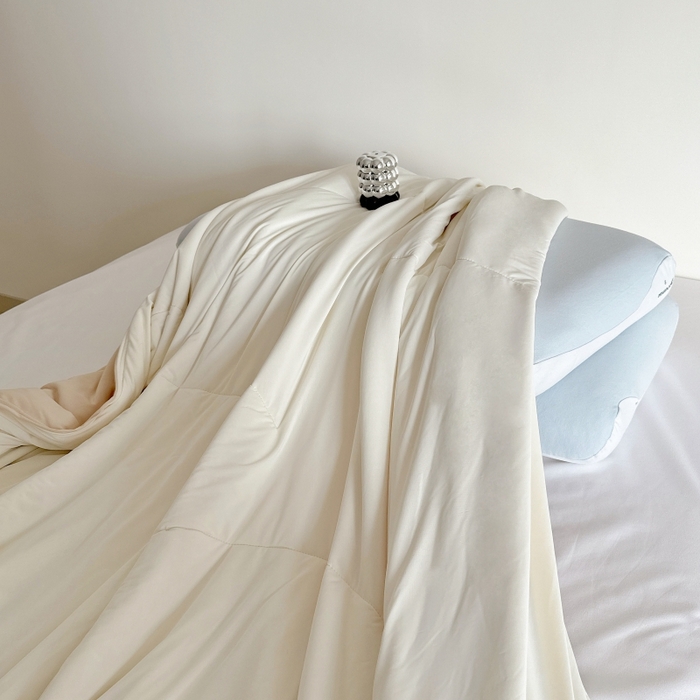 91家纺网 家纺一手货源 找家纺 兜米家居 2025亚朵同款夏季深睡被pro2夏凉被可机洗空调被透气被子 浅杏