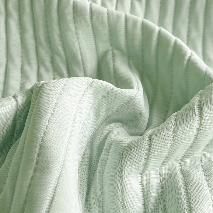 91家纺网 家纺一手货源 找家纺 金艾草 2025新款冰丝绸夏凉被 冰丝绸-薄荷绿