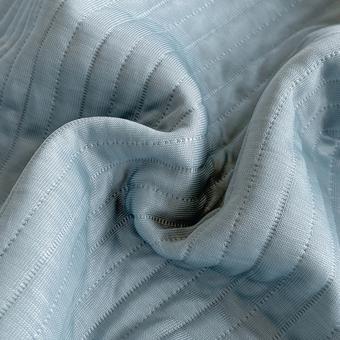 91家纺网 家纺一手货源 找家纺 金艾草 2025新款冰丝绸夏凉被 冰丝绸-蓝色
