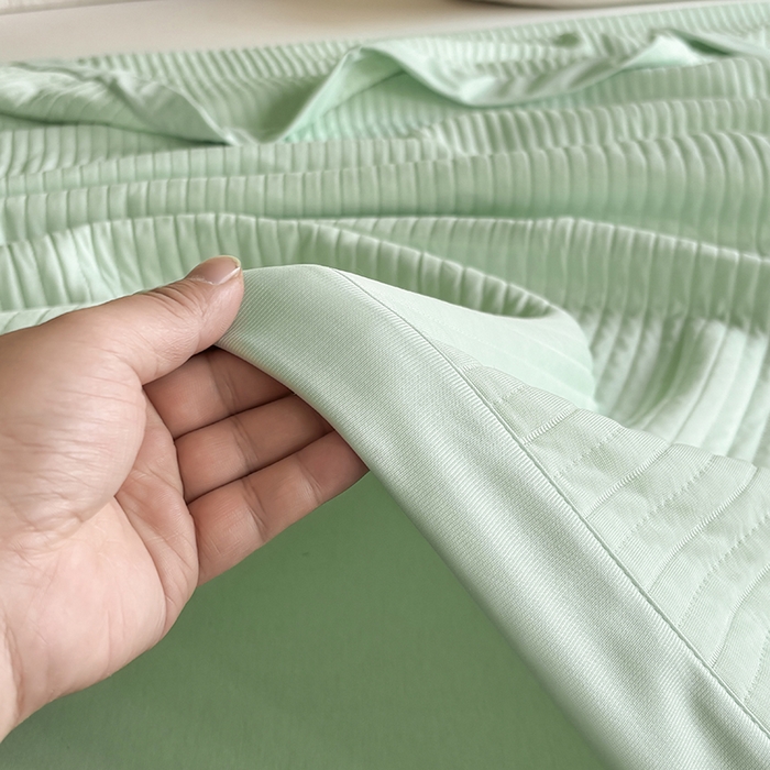 91家纺网 家纺一手货源 找家纺 （总）金艾草 2025新款冰丝绸夏凉被