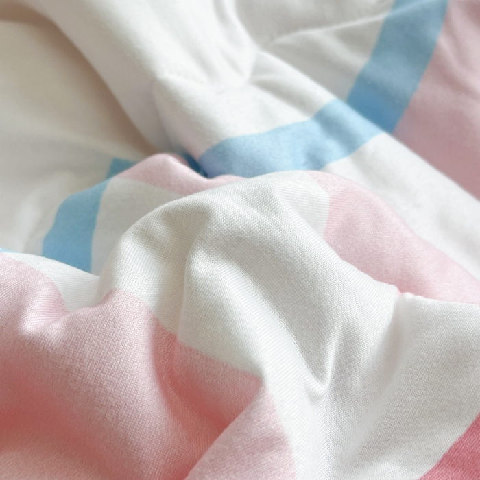 91家纺网 家纺一手货源 找家纺 花满路 2025新款儿童针织棉夏被-大床图 美乐蒂