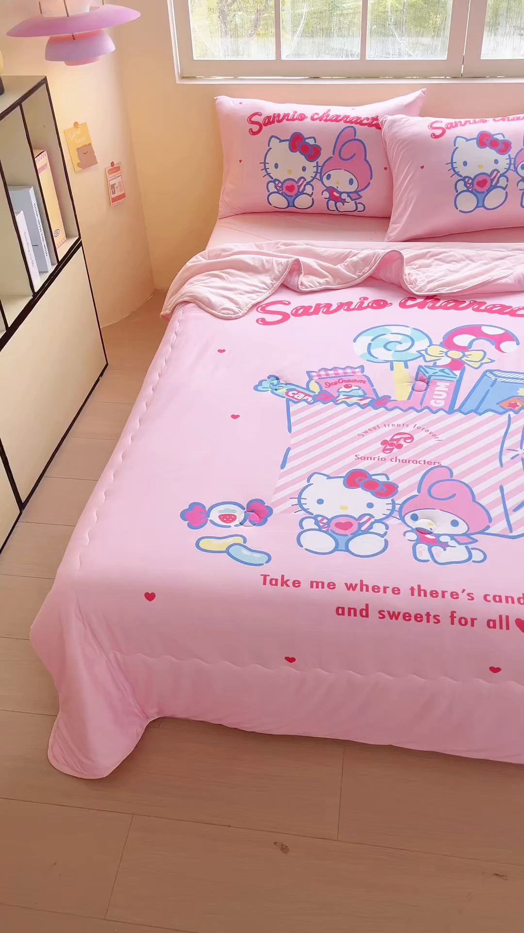 91家纺网 家纺一手货源 找家纺 花满路 2025新款儿童针织棉夏被-大床图 KT伙伴